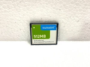 Swissbit SFCF0512H1BU2TO-C-MS-527-L28 Compact Flash Card SFCF0512H1BU2TOCMS52 - Picture 1 of 2