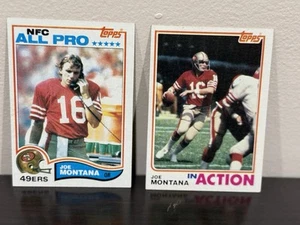 1982 Topps Set-Break Joe Montana #488 & #489 2nd Year Topps HOF NrMt - Picture 1 of 4