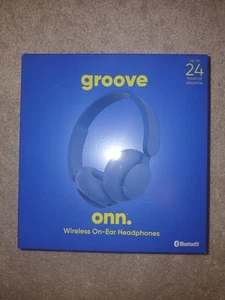 Groove Onn Wireless On-Ear Headphones Blue New Sealed Unopened Electronics Music - Picture 1 of 2
