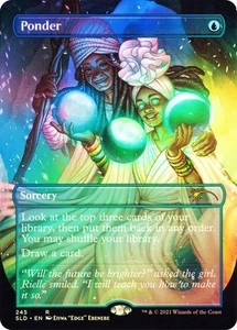 Magic The Gathering MTG PONDER FOIL Guarida Secreta Casi Como Nueva - Imagen 1 de 1