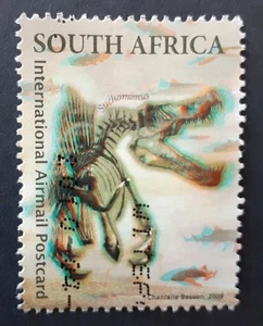SOUTH AFRICA 2009 Int'l Airmail Postcard Suchominus Dinosaur Scott C98j 8248-2 - Picture 1 of 2