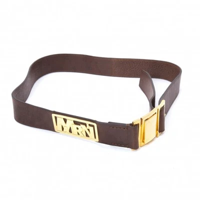 MARNI Metal Logo Leather Belt Size S(K-128572) - Image 1 of 4