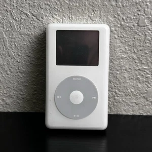 Apple iPod Photo classic 4th Generation White (40 GB) No Tested - Picture 1 of 4