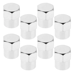 8 Pcs Heavy Duty ABS Tire Valve Caps With Leak Proof Seal For Vehicles - Picture 1 of 12