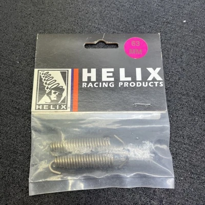 Helix Racing Products Zinc Plate Exhaust Springs 63MM - 2 Pack - Image 1 of 2