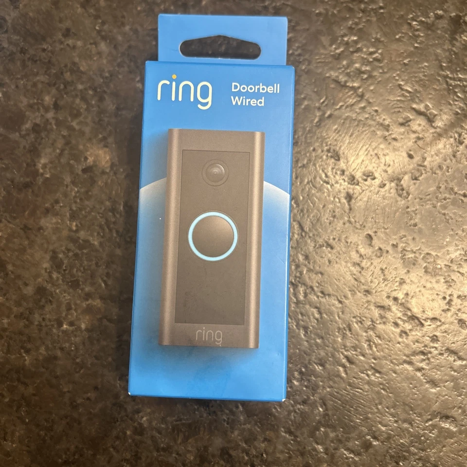 Timbre video Ring con cable - negro Foto 1 de 1