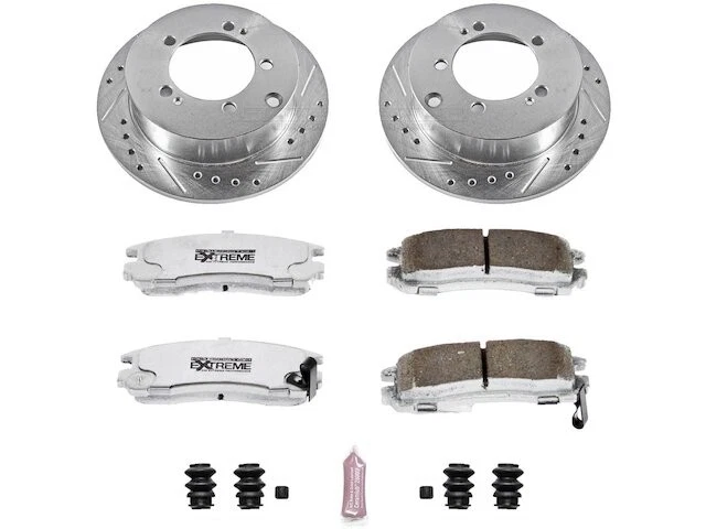 Kit de pastillas de freno trasero y rotor para Chrysler Sebring 1995-2005 1996 1997 WN192WQ Foto 1 de 1