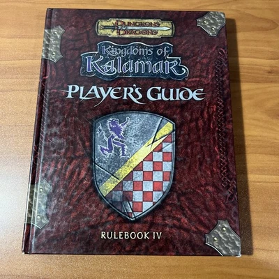 WOTC D&D: KINGDOMS OF KALAMAR - Guía del Jugador - Libro de Reglas IV Juego RPG (EX) Foto 1 de 4