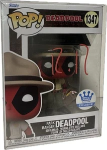 Funko Pop Marvel firmado por Ryan Reynolds Deadpool Park Ranger #1347 con certificado de autenticidad - Imagen 1 de 2