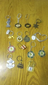Las Vegas & Casino Vintage Keychain Lot Of 15 - Picture 1 of 6