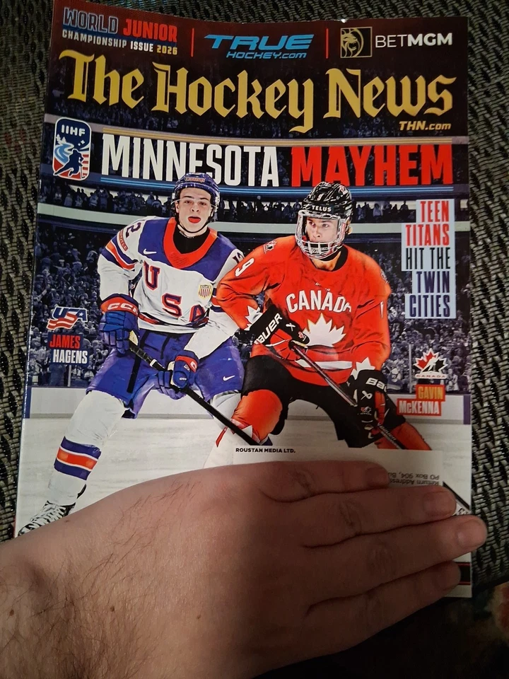THE HOCKEY NEWS  -  2026 WORLD JUNIORS- Preview 2026 Magazine - Image 1 of 1