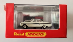 Road Ragers HO 1960 XK Limousine, Merino White/Koala Grey #R.019, Neu in OVP sm Riss auf Box - Bild 1 von 4