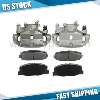 Pinzas de freno delanteras y pastillas de freno de cerámica para Toyota Previa 2,4 L 1991-1997 Foto 1 de 4