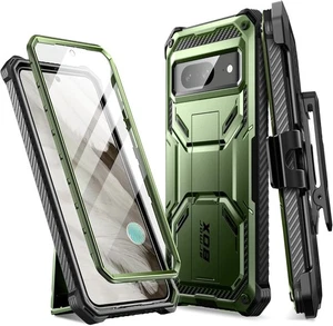 i-Blason Google Pixel 8 Heavy Duty Kickstand Case with Screen Protector Guldan - Picture 1 of 14