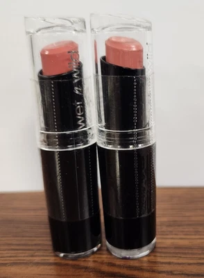 2 PCS WET N' WILD MEGALAST LIP COLOR #901B THINK PINK .11 OZ EACH NEW/SEALED - Image 1 of 4