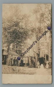 RPPC Gas & Oil Well RUSSELLVILLE AR Arkansas Vintage 1907 Real Photo Postcard - Picture 1 of 2