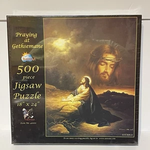 Rompecabezas religioso SunsOut Inc. Praying at Getsemaní 500 piezas 18”X 24” - Imagen 1 de 2