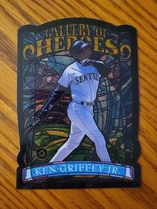 1998 Topps Gallery Of Heroes Jumbo Ken Griffey Jr Baseball Seattle Mariners SC - Bild 1 von 2