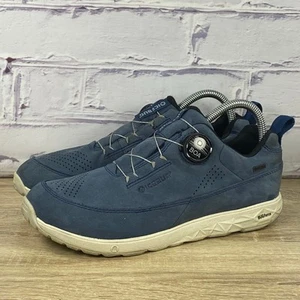 Icebug Ava Biosole Walking Shoes Women's Size 9 BOA Blue Leather Waterproof Grip - Picture 1 of 10