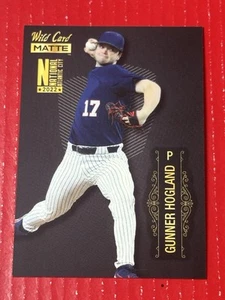 2022 Wild Card Matte Gunnar Hogland National Convention #MBN-5 Athletics Rookie - Picture 1 of 6