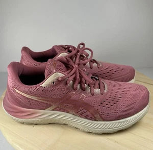 Asics Gel Excite 8 Women’s Running Shoes Size 9 Pink Mesh Breathable Trainers - Picture 1 of 12
