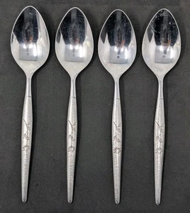 National Silber Fleur Edelstahl N.S.CO Rose Japan Besteck Menge 4 Teelöffel - Bild 1 von 3