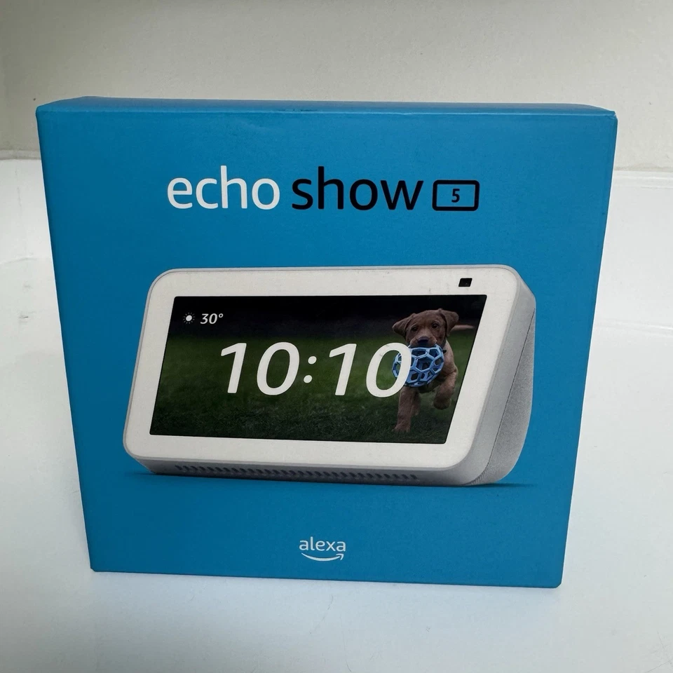 Amazon Echo Show 5 Smart Display with Alexa - White 2nd Gen New Sealed C76N8S - Image 1 of 4