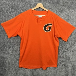 Lotte Giants Shirt Jersey #10 KBO Korean Nepos Orange Baseball Men’s XL Button - Picture 1 of 10