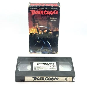 Tiger Claws VHS, 1992 Cynthia Rothrock Bolo Yeung Jalal Merhi Rare Martial Arts - Picture 1 of 7