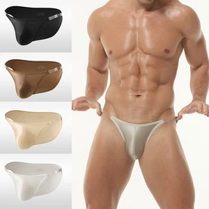 Men's Sexy Underwear Low waist Briefs Pouch Panties Bikini Underwear Underpants - Picture 1 of 29