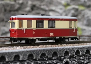 H0m Tillig 02945 Triebwagen 187 001-3, Hilfsgerätewagen, der DR - Neu in OVP - Picture 1 of 2
