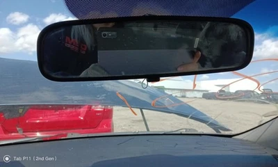 Espejo retrovisor sin atenuación automática construido en Corea 09-22 TUCSON 664545 Foto 1 de 4