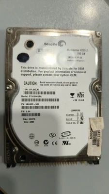 SEAGATE  hdd IDE 2,5" 100 GB - Immagine 1 di 3
