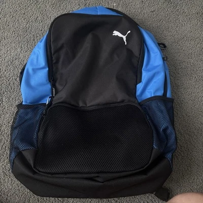 Mochila eléctrica PUMA Teamgoal Premium XL azul limonada-negro para hombre Foto 1 de 2