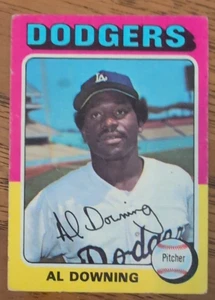 AL DOWNING Los Angeles Dodgers 1975 Topps Baseball Card #498 MINT - Picture 1 of 2