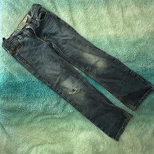 Ariat Denim Jeans B5 Boys 8 Straight Leg with Adjustable Waist SEE PICS & DTLS - Picture 1 of 9