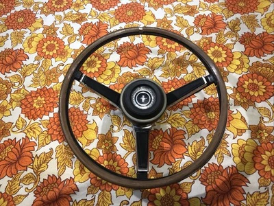 Volante Mercury Cougar 1967 Ford Mustang Woodgrain vintage Foto 1 de 4