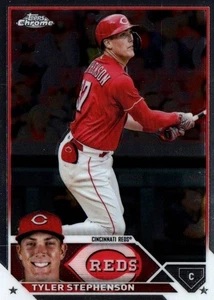 Tarjeta de béisbol Tyler Stephenson C Reds Topps #162 2023 iluminada - Imagen 1 de 2