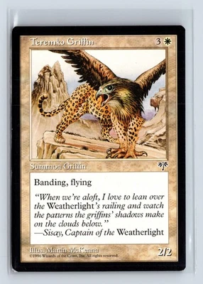 (3x) TEREMKO GRIFFIN – MTG Magic the Gathering Card – Mirage – Common - Image 1 of 4