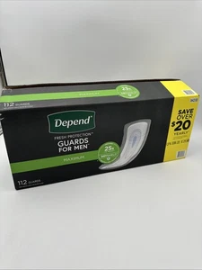 Depend Incontinence Guards for Men, Maximum Absorbency, 110 ct - Picture 1 of 6