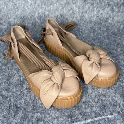 Fenty by Puma Bow Creeper Lace-Up Sandal- Sz 7 - Image 1 of 4