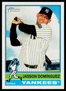 2025 Topps Heritage Jasson Domínguez #453 New York Yankees *High # SP* - Picture 1 of 2