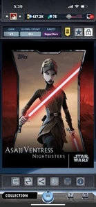Star Wars Card Trader - NightBrothers - Super Rare - Ventress Award /454 - Picture 1 of 3