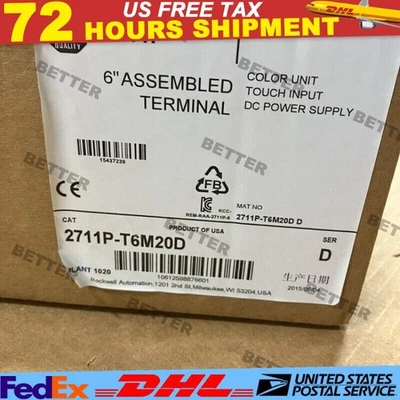 2711P-T6M20D NEW AB Touchpad Touch Screen PanelView Plus 600 US Free Tax - Image 1 of 2