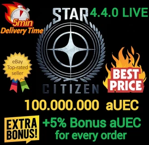 Star Citizen aUEC 5.000.000 🎁+5% Bonus🎁 Alpha UEC 4.3.2 Live Preview - Bild 1 von 1
