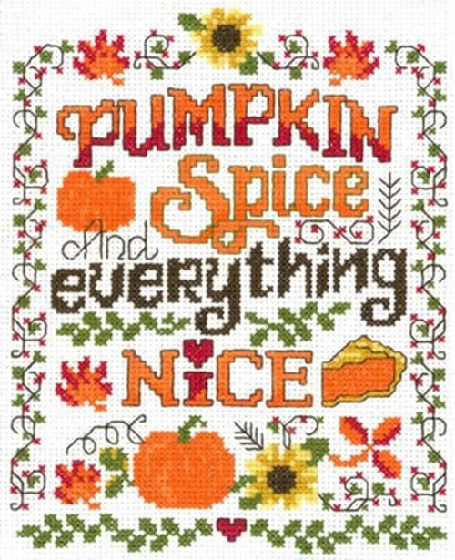 Pumpkin Spice 3167 by Imaginating cross stitch pattern - Image 1 of 1