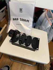Dak 2800-PC Fader Pre-Amplifier Interface Mixer - Good Condition - Picture 1 of 6