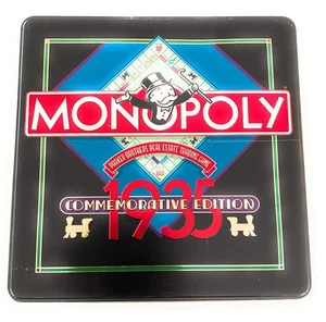 Monopoly 1935 Commemorative Edition in Tin Metal Storage Case Pieces Sealed! - Picture 1 of 7