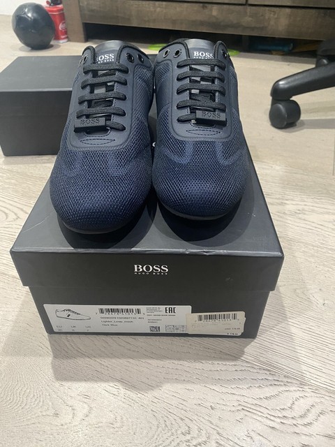  BOSS Men's Big B Lace Up Sneakers, Imperial Blue, 13