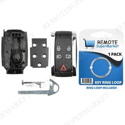 Replacement for Jaguar X S Type XF XFR XJ XJ8 XJR XK XKR Remote Fob Shell Case Foto 1 de 4